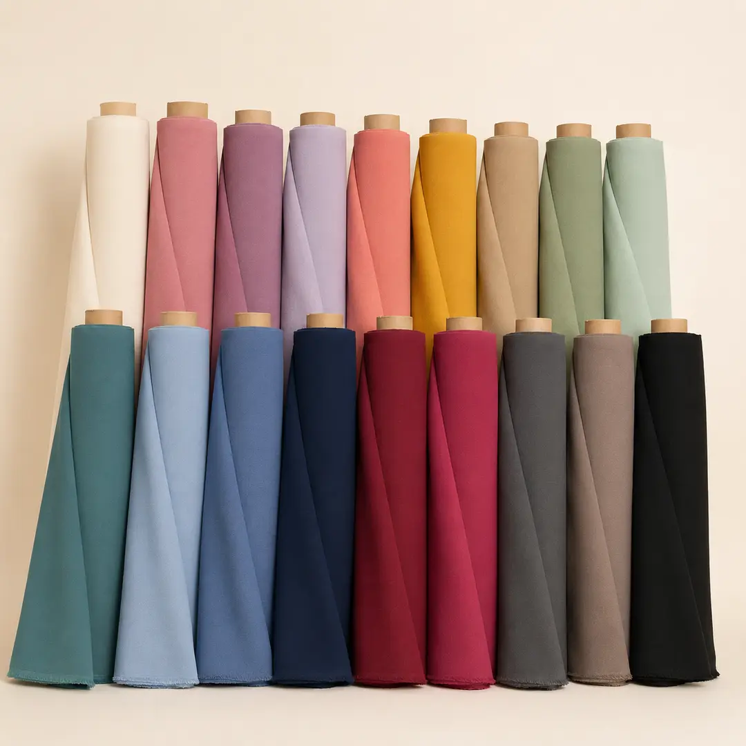 Pilihan warna Kain Babydoll Zara Panca Textile