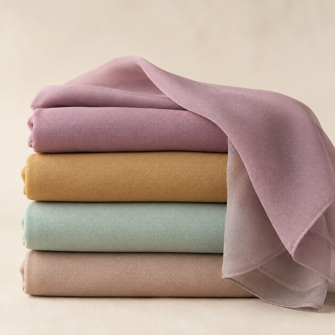 Pilihan warna pastel Kain Babydoll Zara