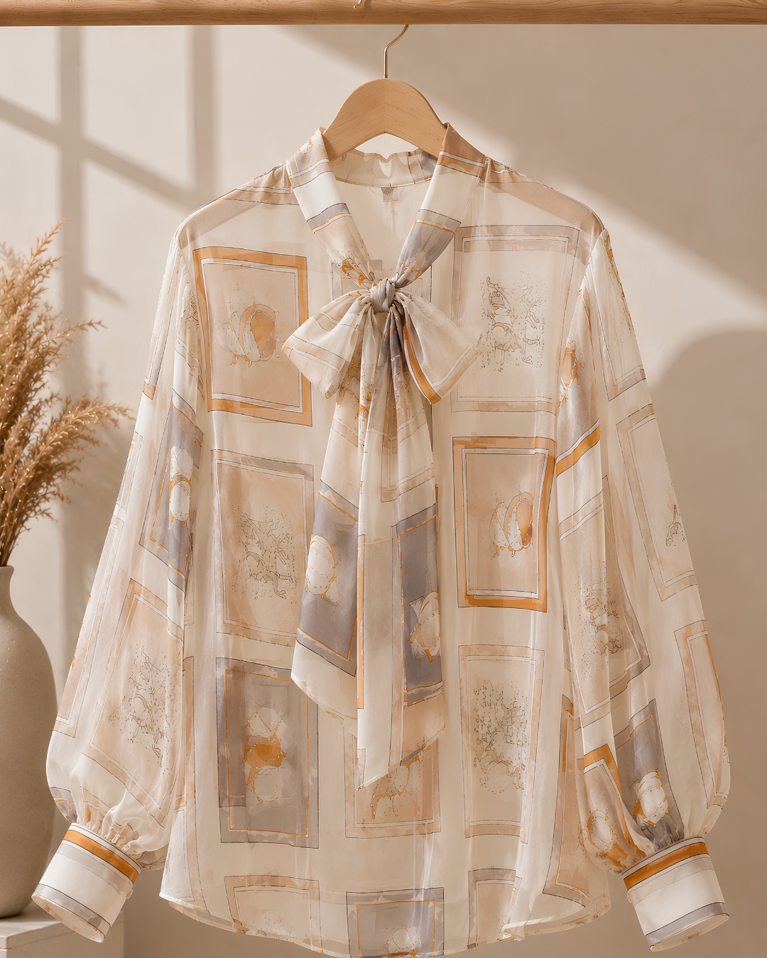Inspirasi blouse premium dari kain motif custom