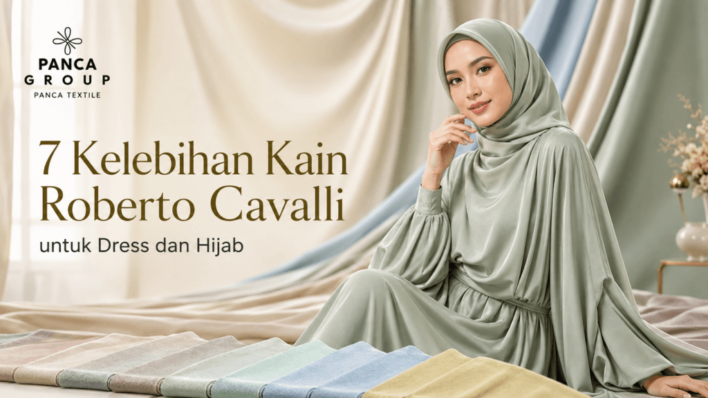 Kelebihan kain Roberto Cavalli untuk dress dan hijab – Panca Textile