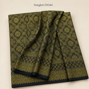 Kain Songket 544 warna navy gold Panca Textile
