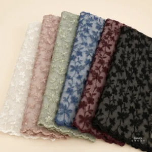 Pilihan warna kain tulle bordir Helena Panca Textile